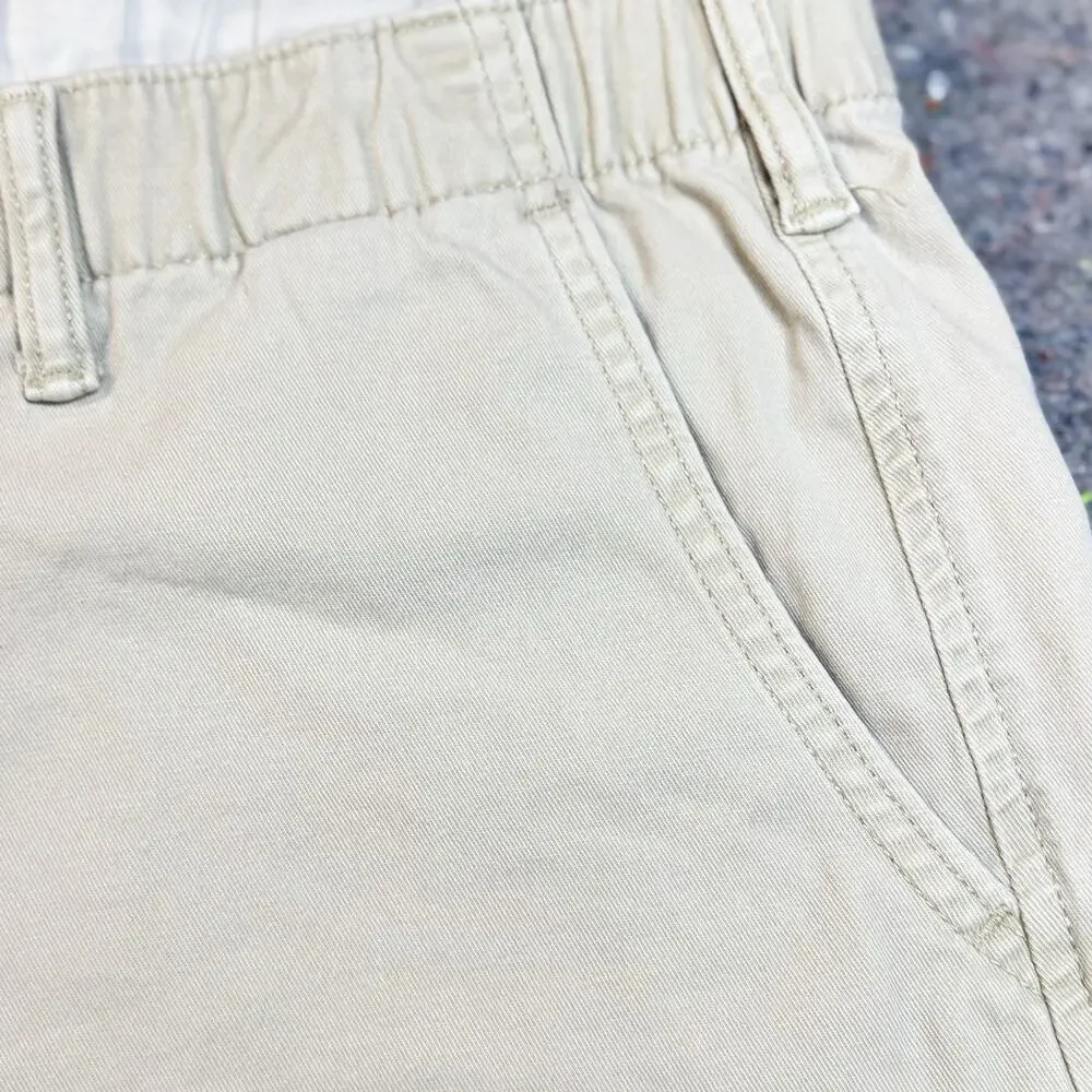 Levi's XX Chino EZ Shorts Mens Beige Stretch Elastic Waist 1558